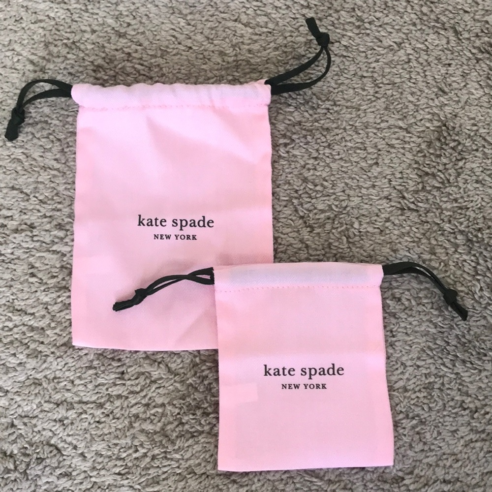 Kate Spade pink small gift/jewelry bags